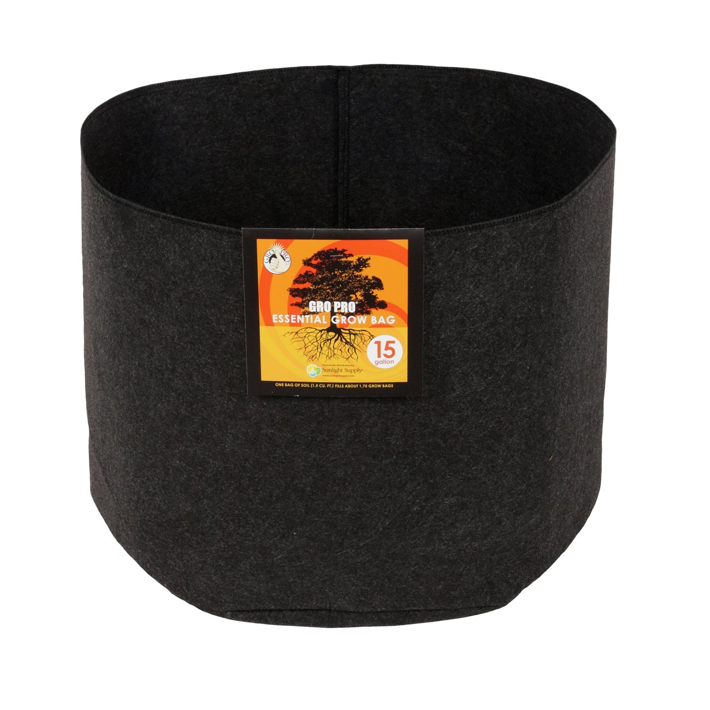 Gro Pro Essential Round Fabric Pot - No Handles