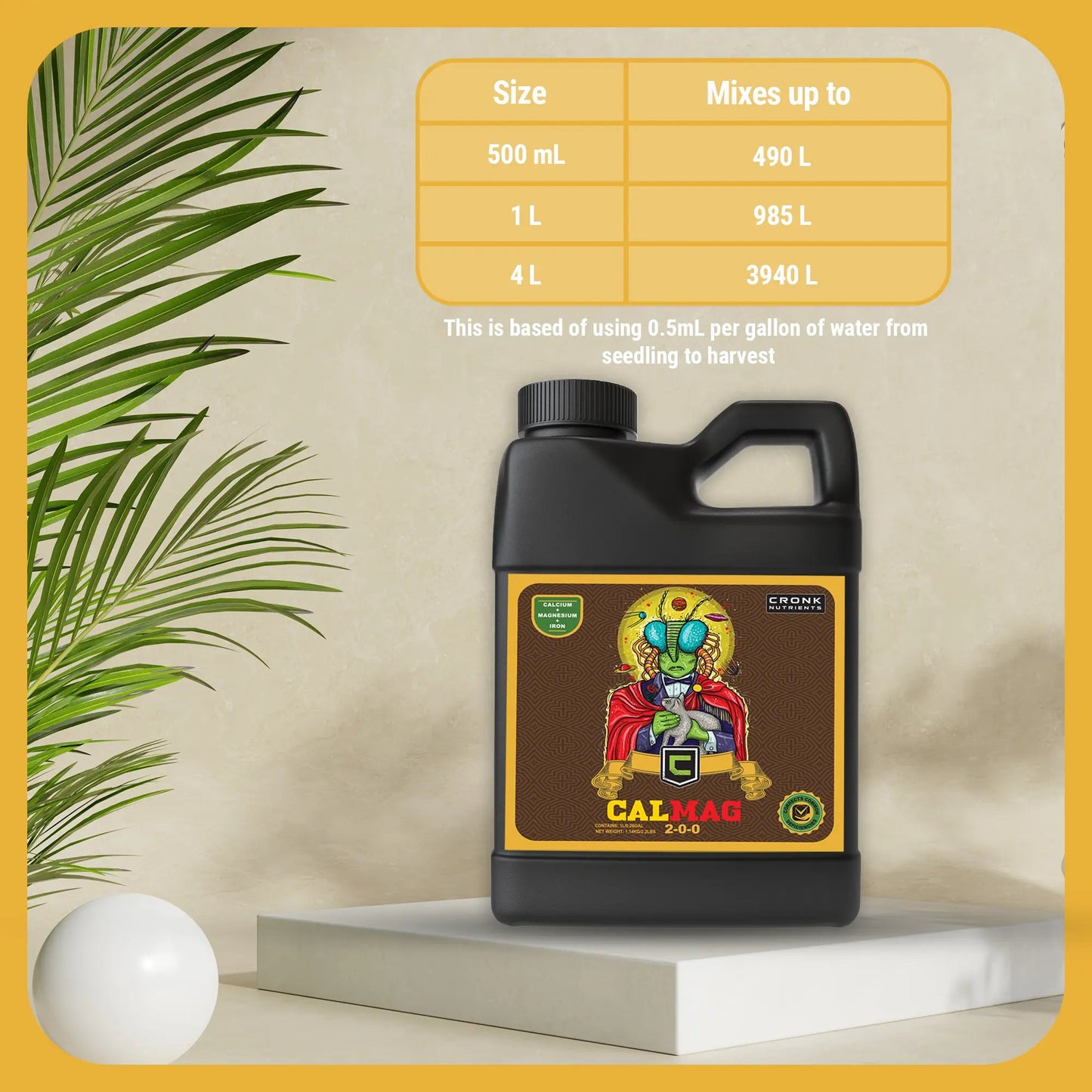 CalMag 2-0-0 | Complete Calcium, Magnesium and Iron Plant Supplement
