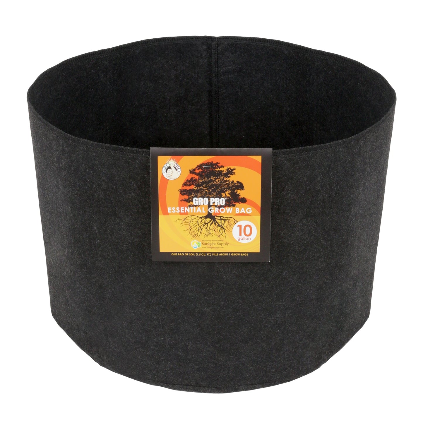 Gro Pro Essential Round Fabric Pot - No Handles